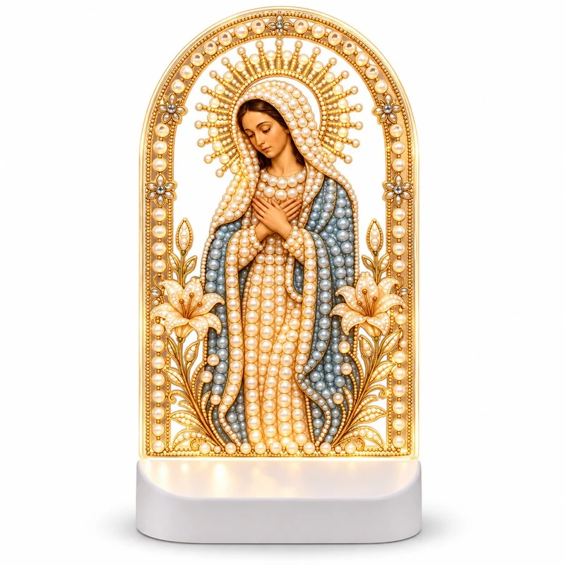 Diamond Painting Nachtlampe - Heilige Maria