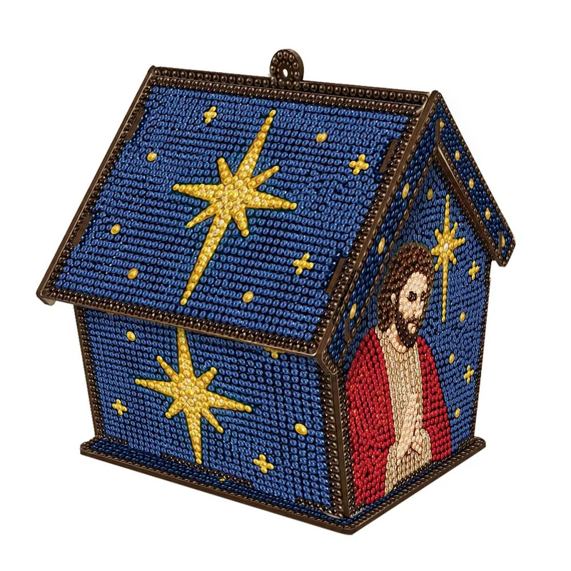 Diamond Painting Weihnachtshaus – Geburt Jesu