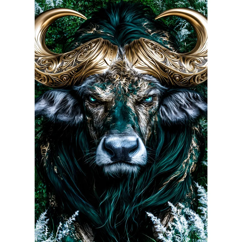 5D Diamond Painting – Wächter des Smaragdwaldes