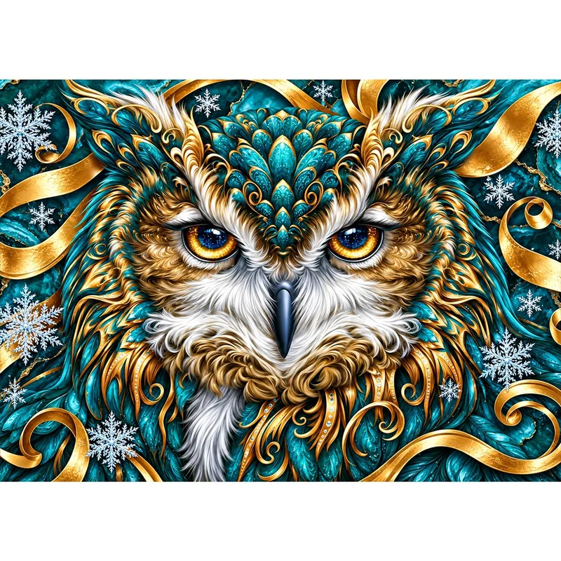 5D Diamond Painting – Elaria, Hüterin des Winterjuwels