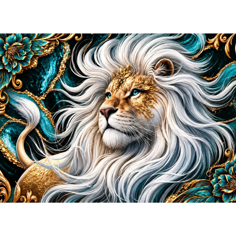5D Diamond Painting – Wächter der Smaragdkrone