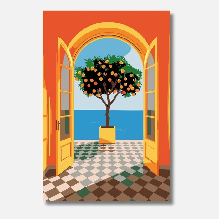 Orangenblick
