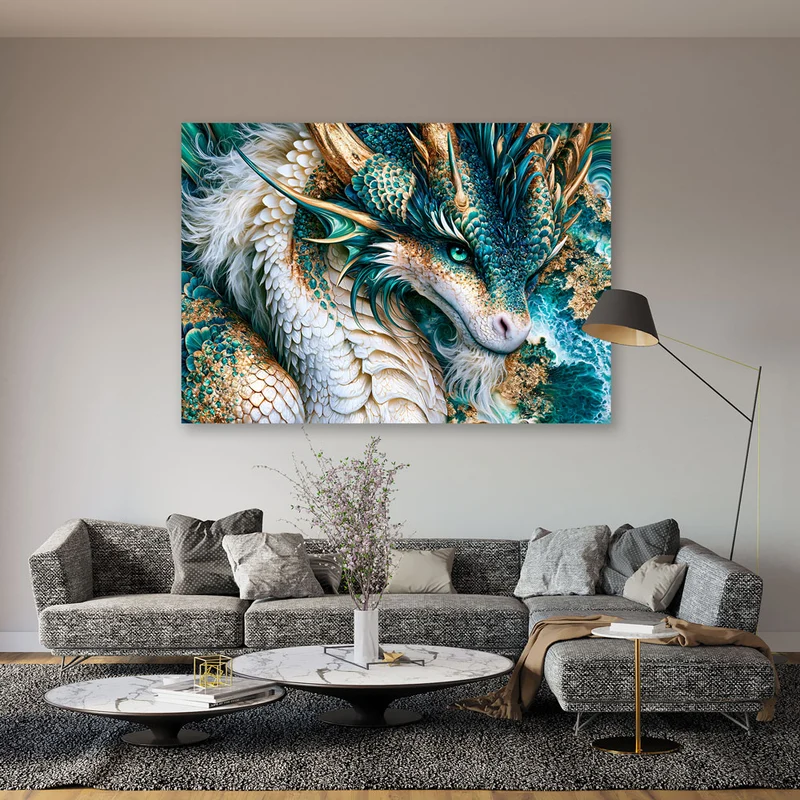 5D Diamond Painting – Elyndra die Smaragddrachin