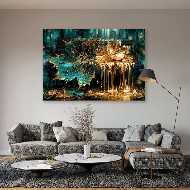 5D Diamond Painting – Goldener Herbstzauber