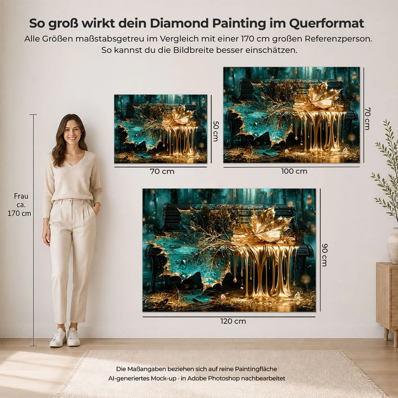 5D Diamond Painting – Goldener Herbstzauber