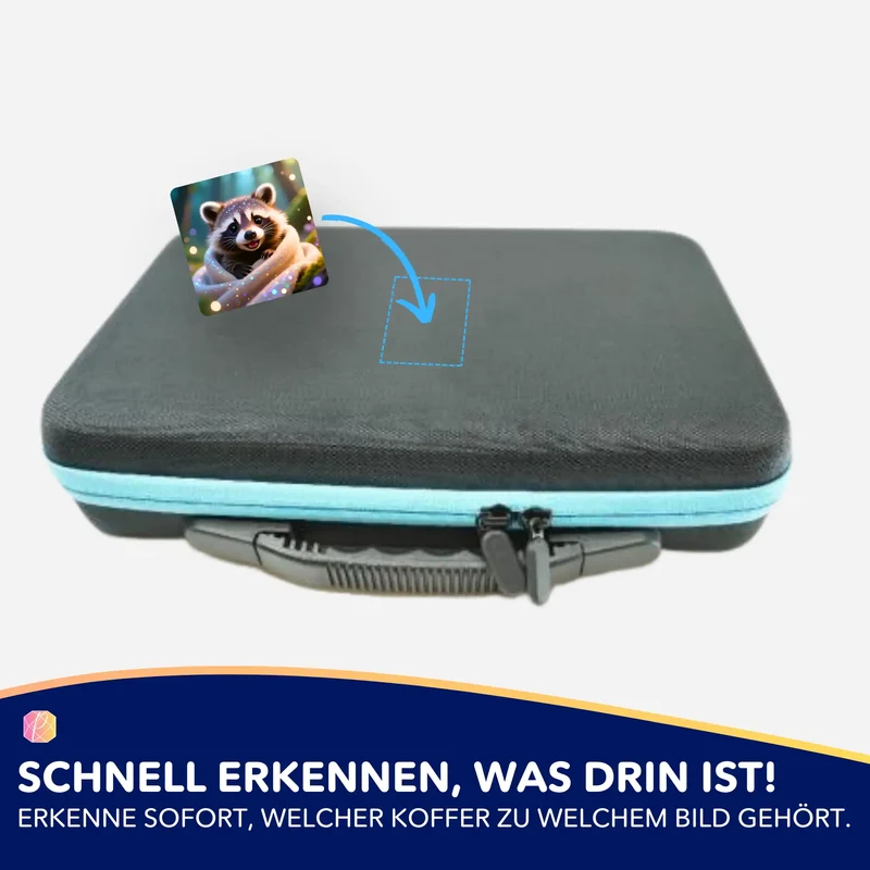 Aufkleber 5er-Set - Waschbär Relaxo