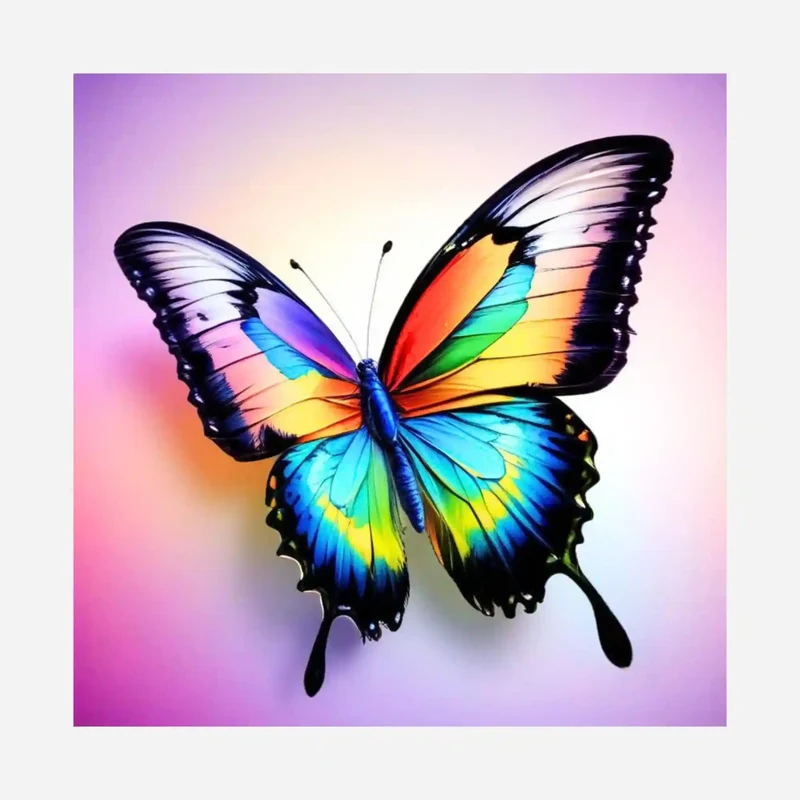 Silikonpapier-Set - Moni´s Live - Butterfly Mona - 10x10cm