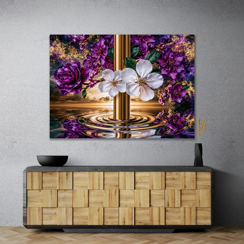 5D Diamond Painting – Blütenportal der Unendlichkeit