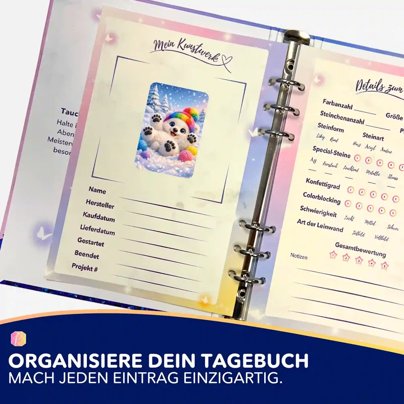 Aufkleber 5er-Set - Winterfreude