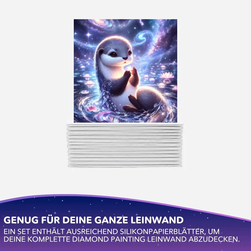 Silikonpapier-Set - Hüterin der Sterne - 10x10cm