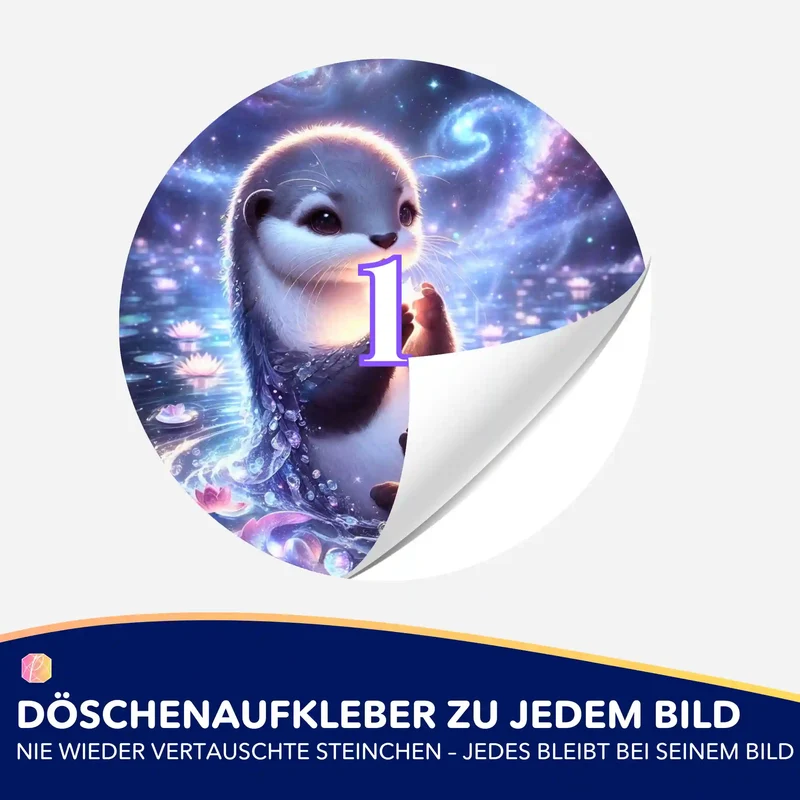 Döschenaufkleber - Hüterin der Sterne
