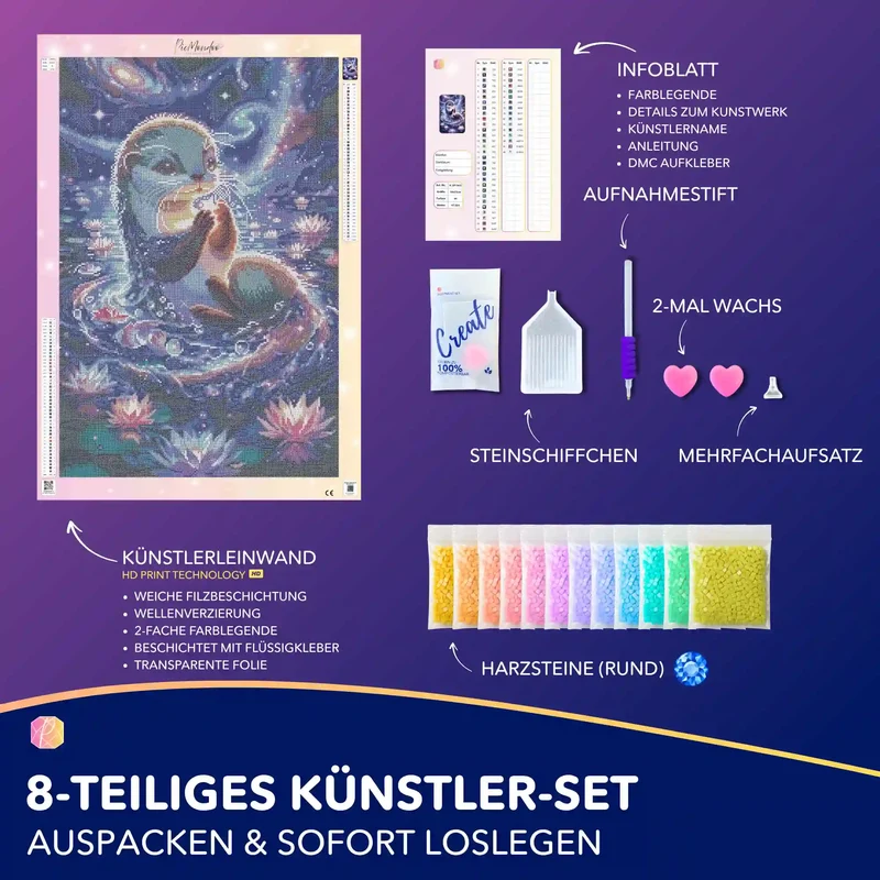 Diamond Painting - Hüterin der Sterne