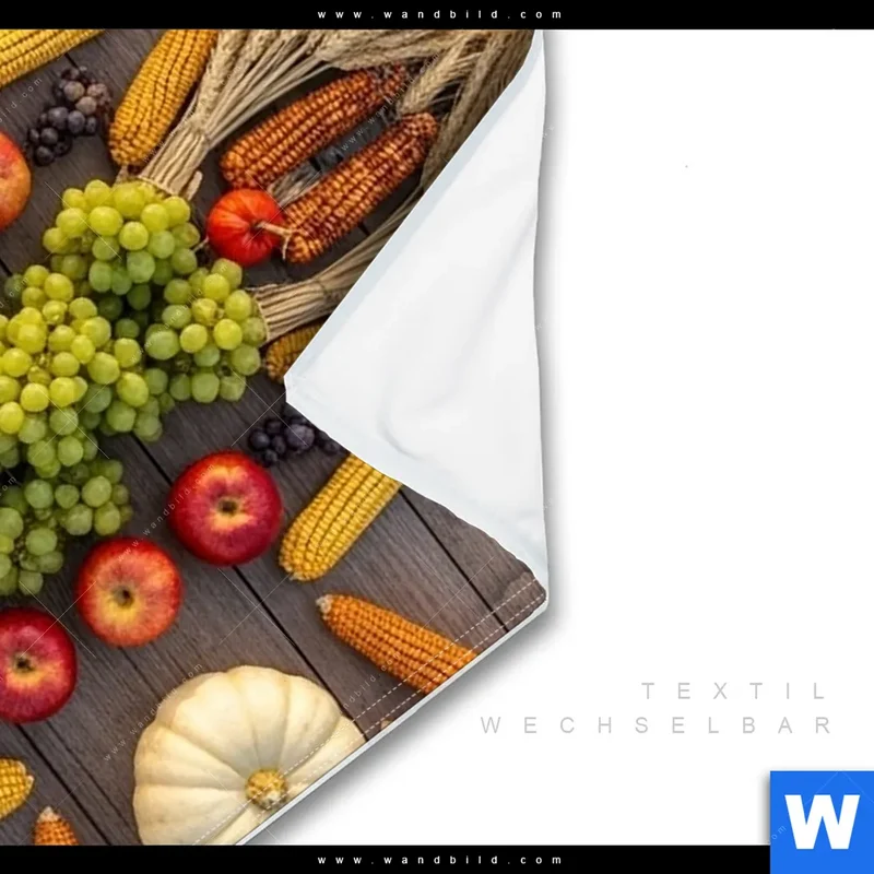 Wechselmotiv | Herbsternte Symmetrie in Bunt | Hochformat
