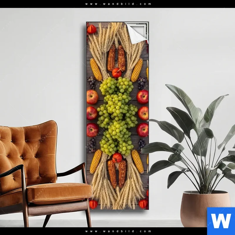 Spannbild | Herbsternte Symmetrie in Bunt | Schmal
