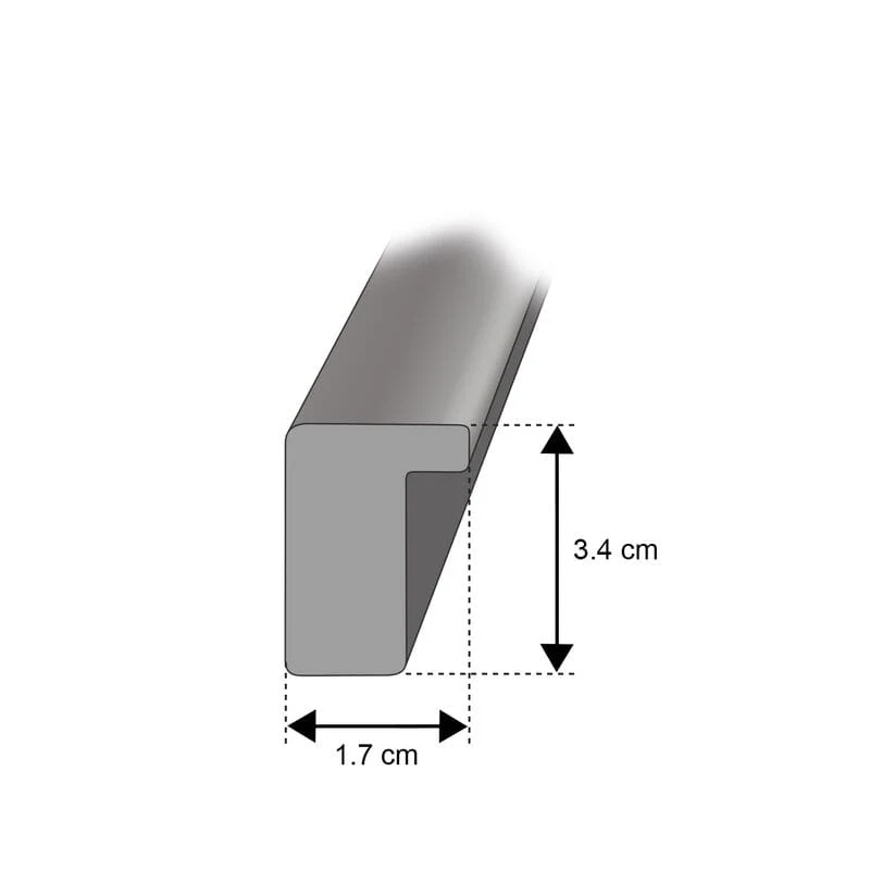 DEKO-BILDERRAHMEN WEIß 40x50