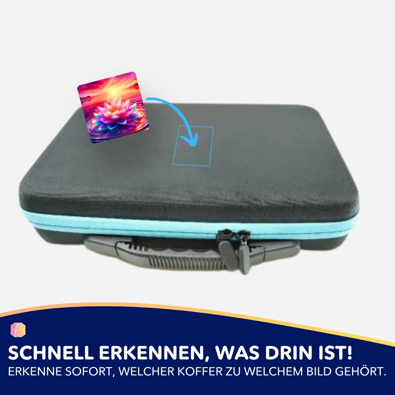 Aufkleber 5er-Set - Blüte zwischen den Welten