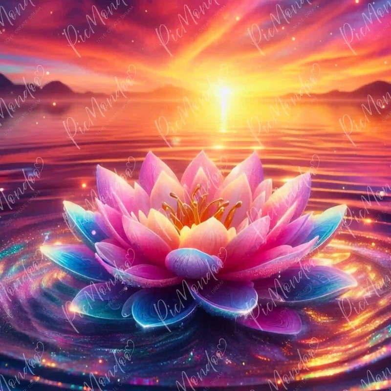 Diamond Painting - Blüte zwischen den Welten