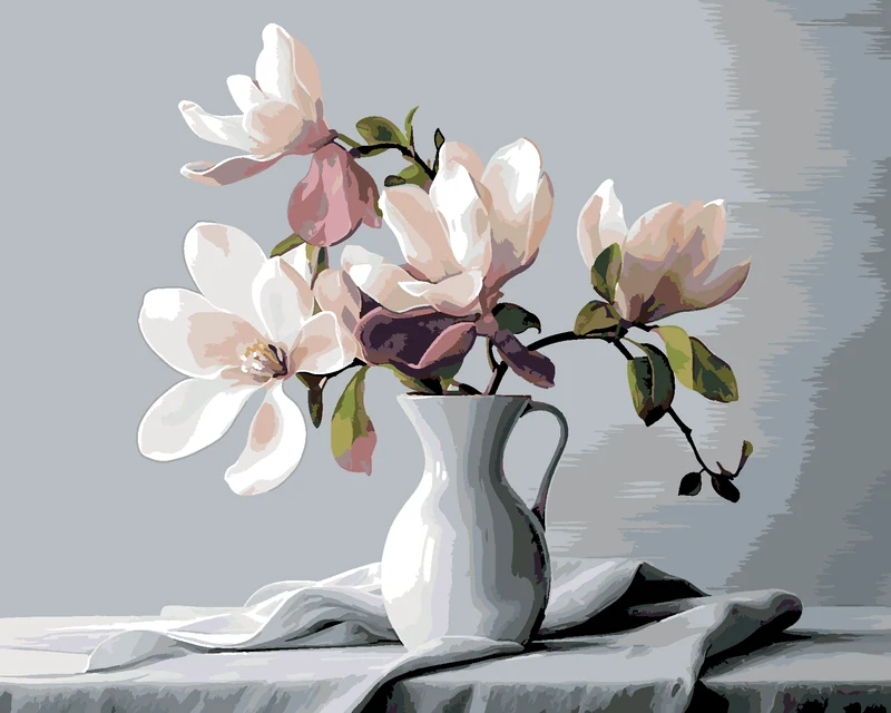Diamond painting - MAGNOLIE 3