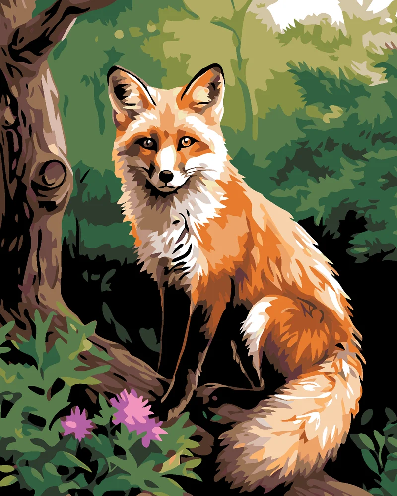 Diamond painting - FUCHS
