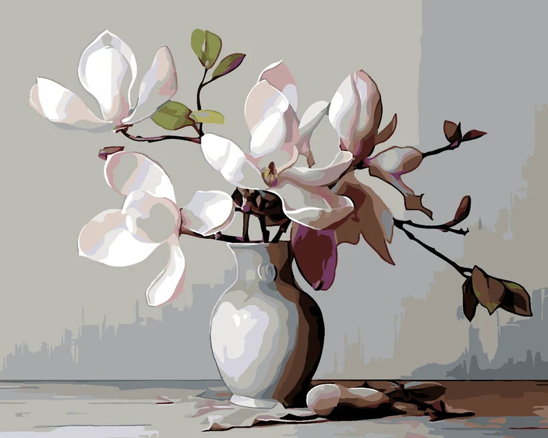 Diamond painting - MAGNOLIE 2