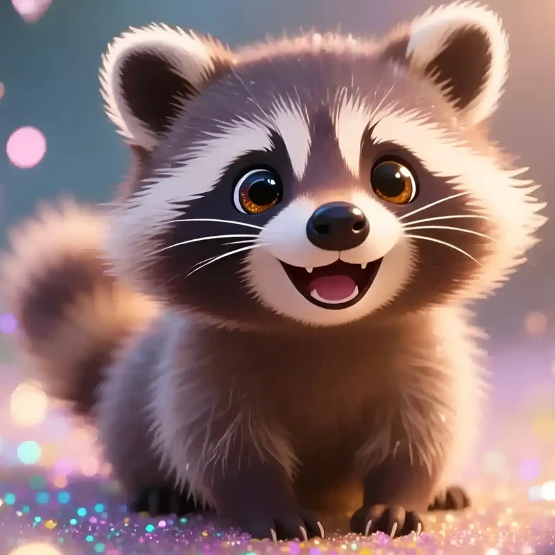 Diamond Painting - Moni Live Waschbär Purzel