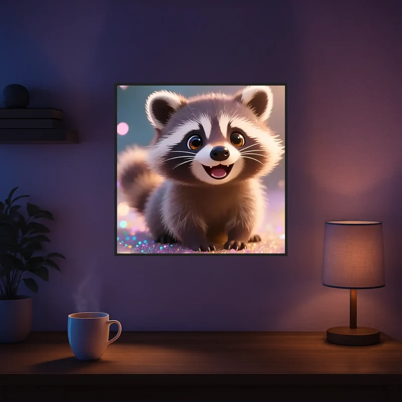 Diamond Painting - Moni Live Waschbär Purzel