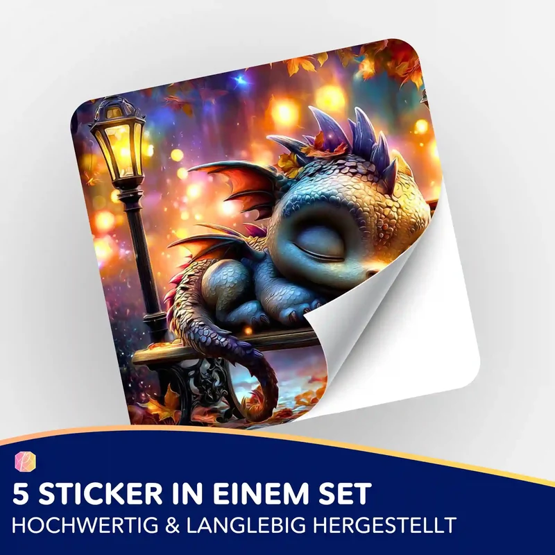 Aufkleber 5er-Set - Lumos Schlummer