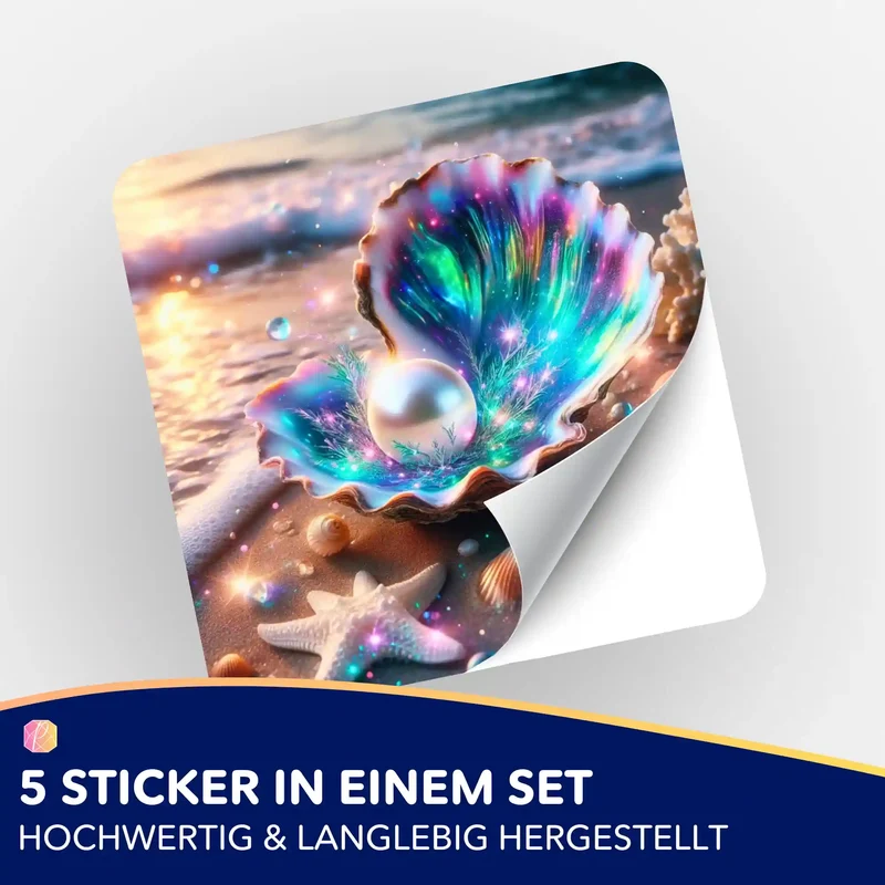 Aufkleber 5er-Set - Innerer Schatz