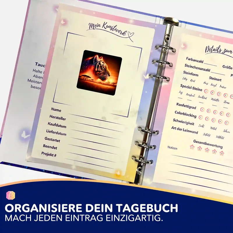 Aufkleber 5er-Set - Feuerherz