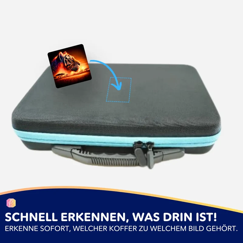 Aufkleber 5er-Set - Feuerherz