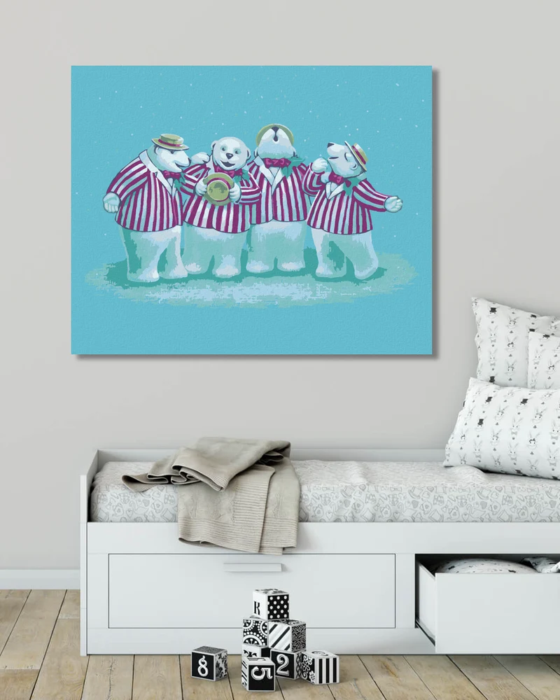 Diamond painting - DAS BÄRENQUARTETT (SUE ELLEN BROWN)