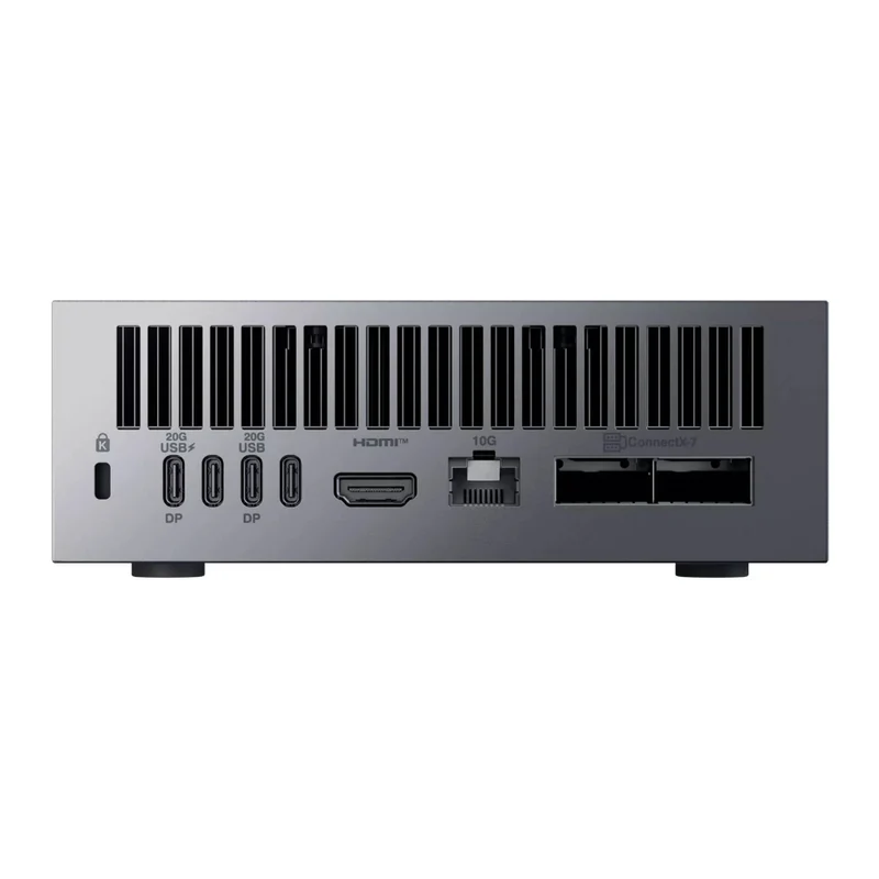 ASUS Ascent GX10 Desktop AI Supercomputer, GB10 Blackwell Superchip, 128GB LPDDR5X, 2TB SSD, ConnectX-7, 1000 TOPS
