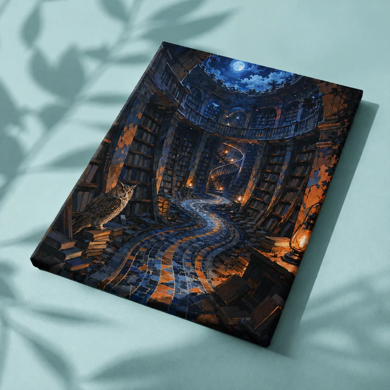 Malen nach Zahlen – Die vergessene Bibliothek