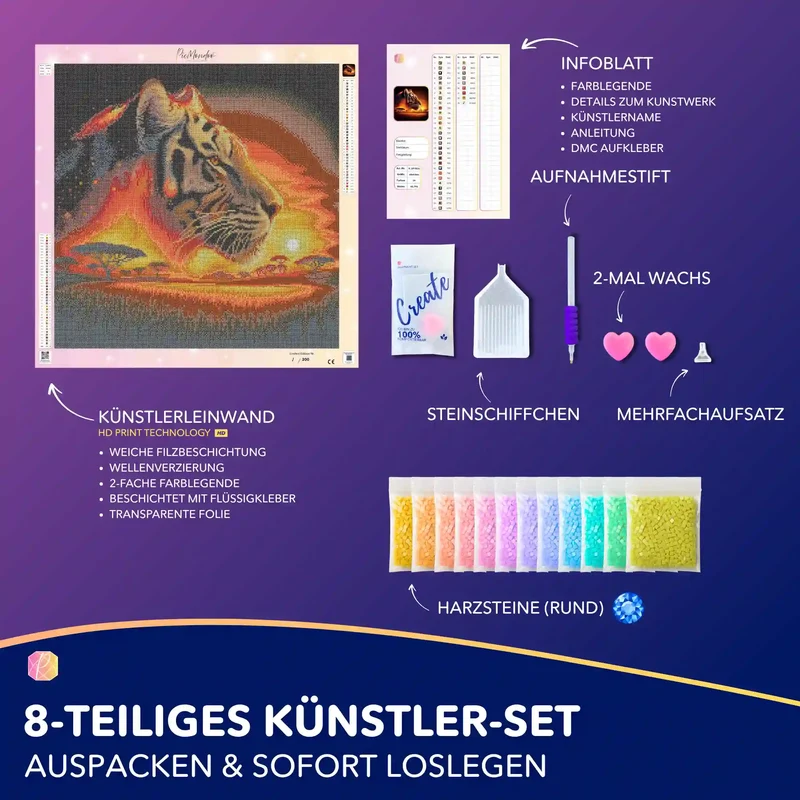 Diamond Painting - Feuerherz "Limited Edition"