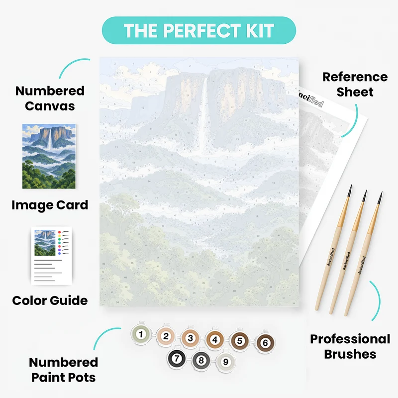 Angel Falls Mist - Paint by Numbers Kit