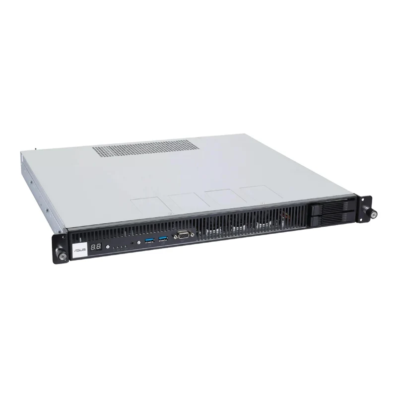 ASUS ExpertCenter Pro ER100A B6 1U Rackmount AMD Ryzen/EPYC 4000 Series Server - Short Depth - Dual Gigabit LAN - Single PSU