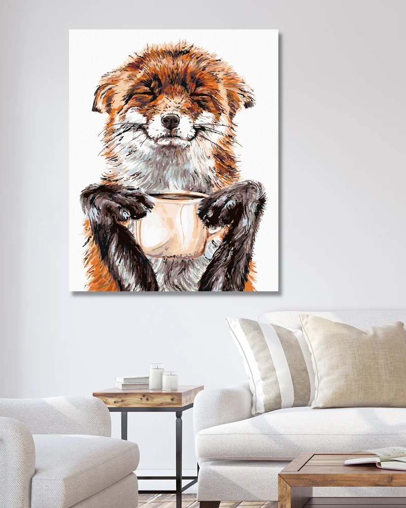Diamond painting - FUCHS UND KAFFEE (HOLLY SIMENTAL)