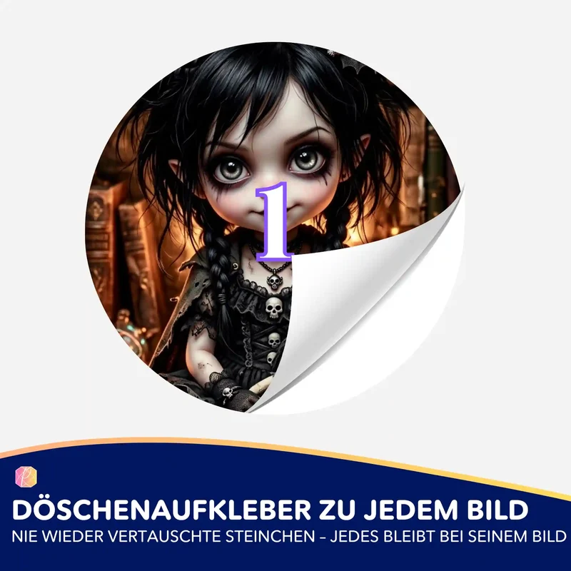 Döschenaufkleber - Moni´s Live - Little Mistelchen