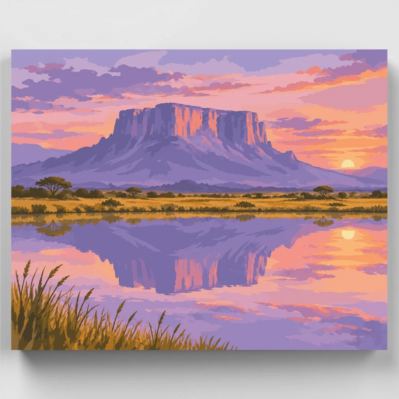 Tepui at Twilight - Paint by Numbers Kit