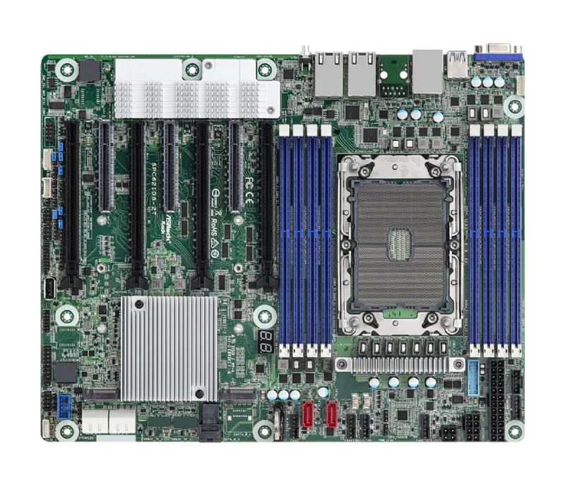ASRock SPC621D8-2T Xeon Server Motherboard, S P+ LGA 4189, DDR4, SATA3, 10GbE, USB 3.2 Gen1, ATX
