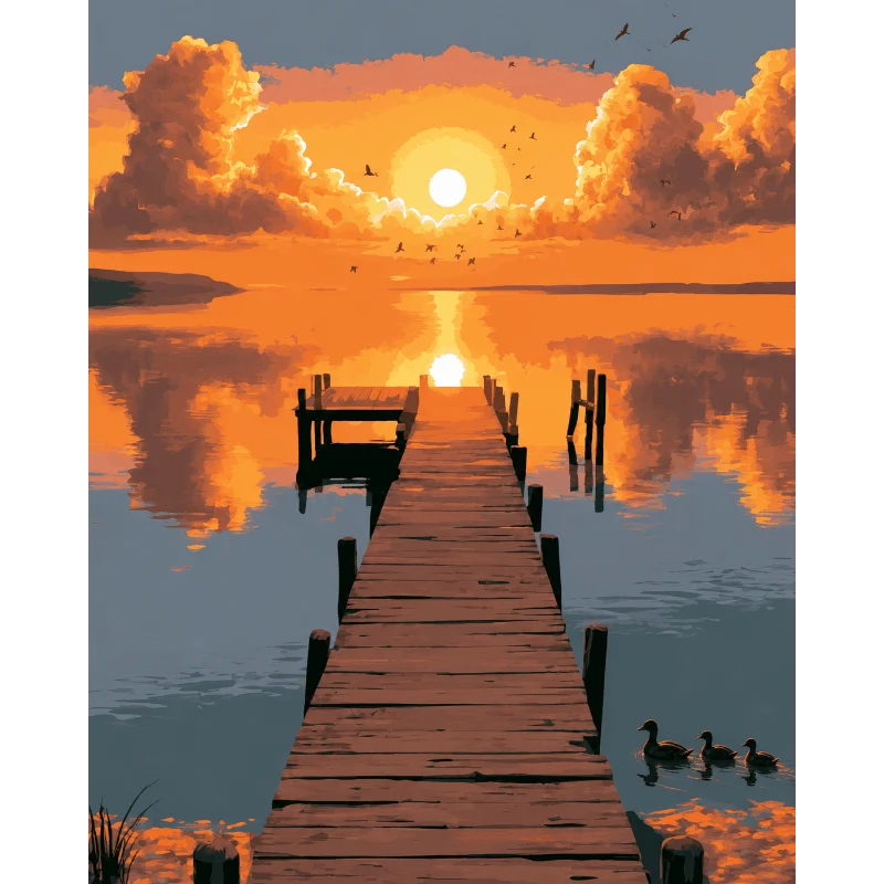 Gelassenheit im Sonnenuntergang