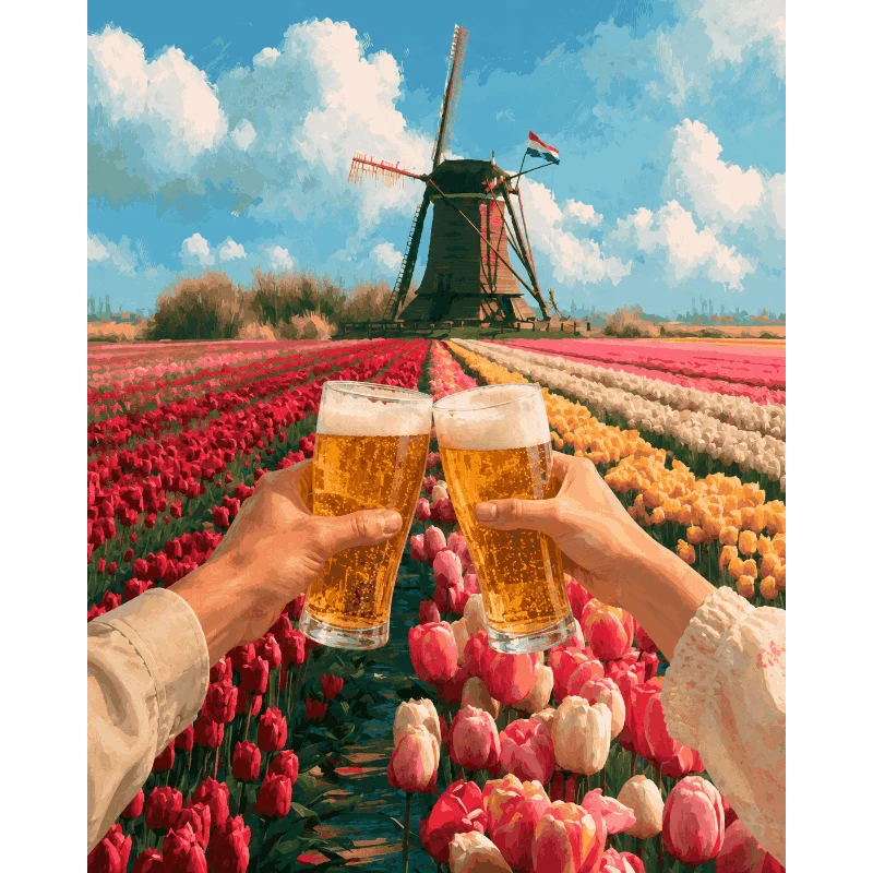 Reise in die Niederlande