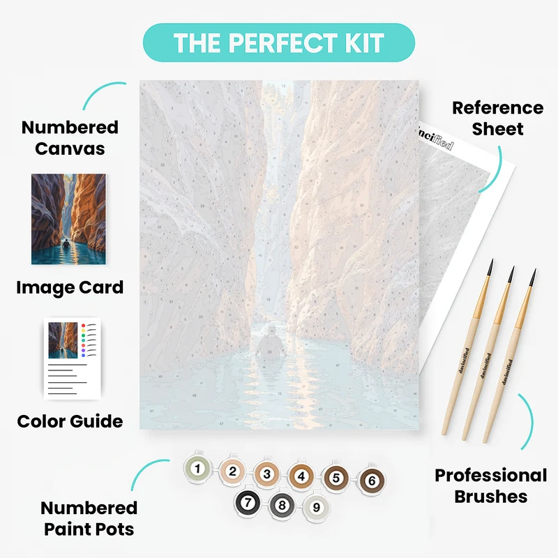 Kavac Canyon Wade - Paint by Numbers Kit