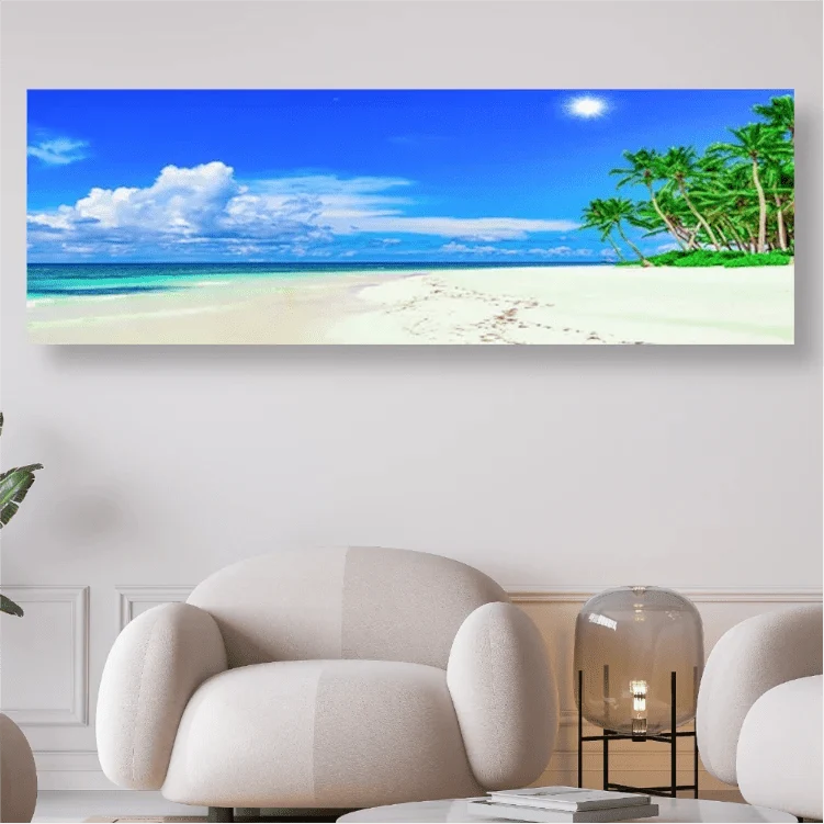 Weisser Sand, Meer & Palmen - 5D DIY Diamond Painting