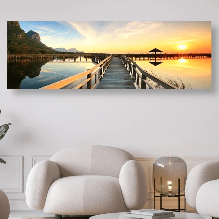 Die Brücke zum Meer - 5D DIY Diamond Painting