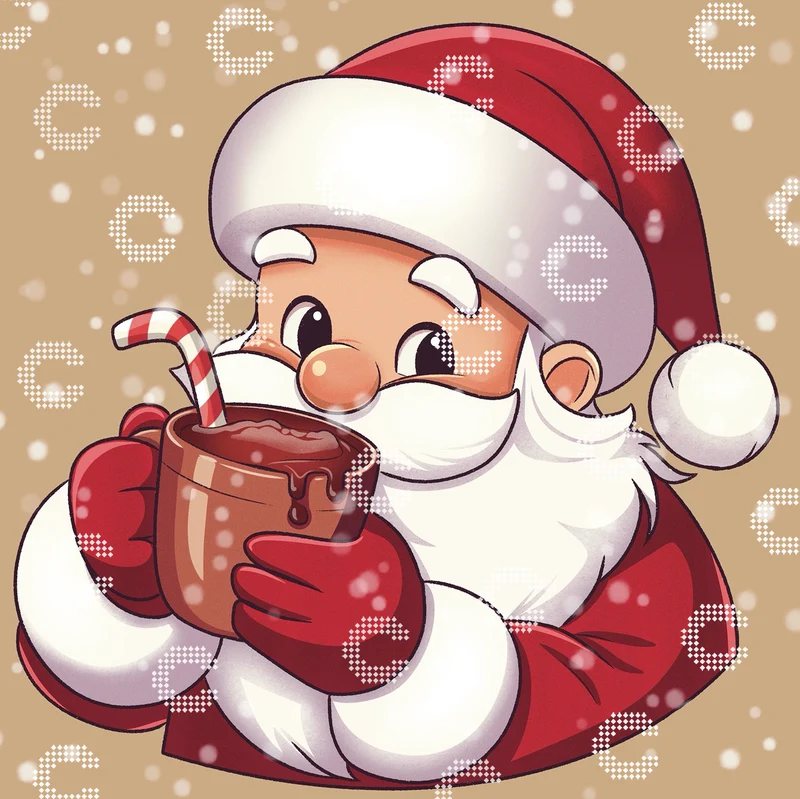 Diamond Painting - Snd création - Santa’s Cocoa Break