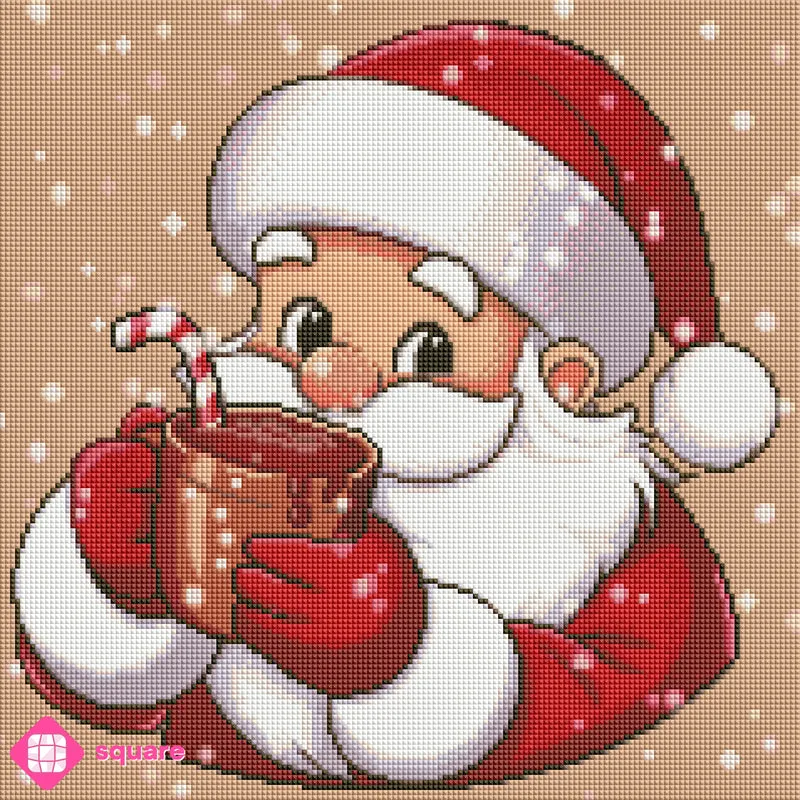 Diamond Painting - Snd création - Santa’s Cocoa Break