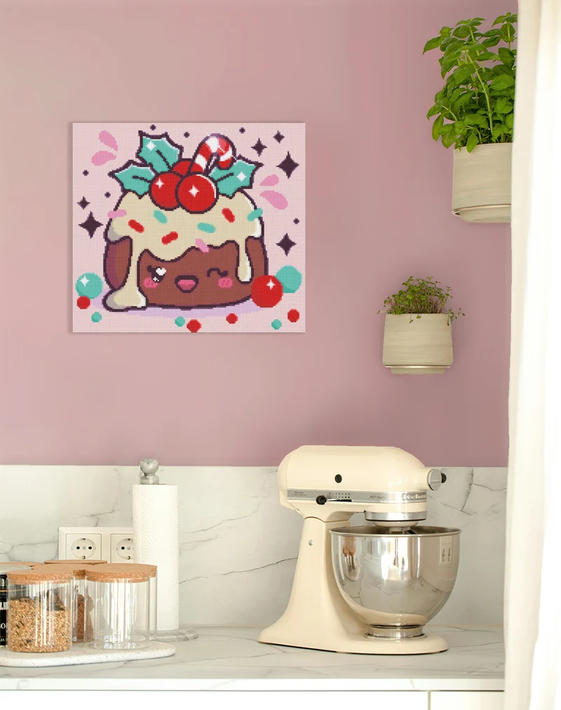 Diamond Painting - Tatyana Deniz - Christmas-Pudding