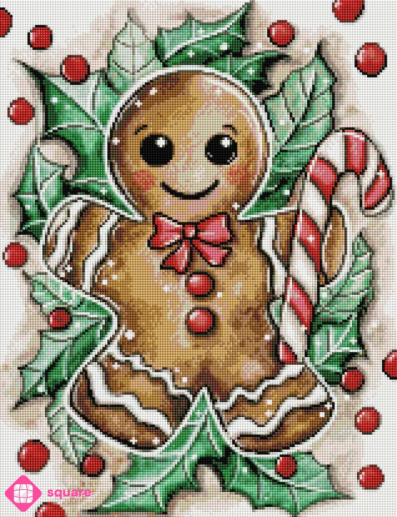 Diamond Painting - PaperboatArts - Gingerbread Man