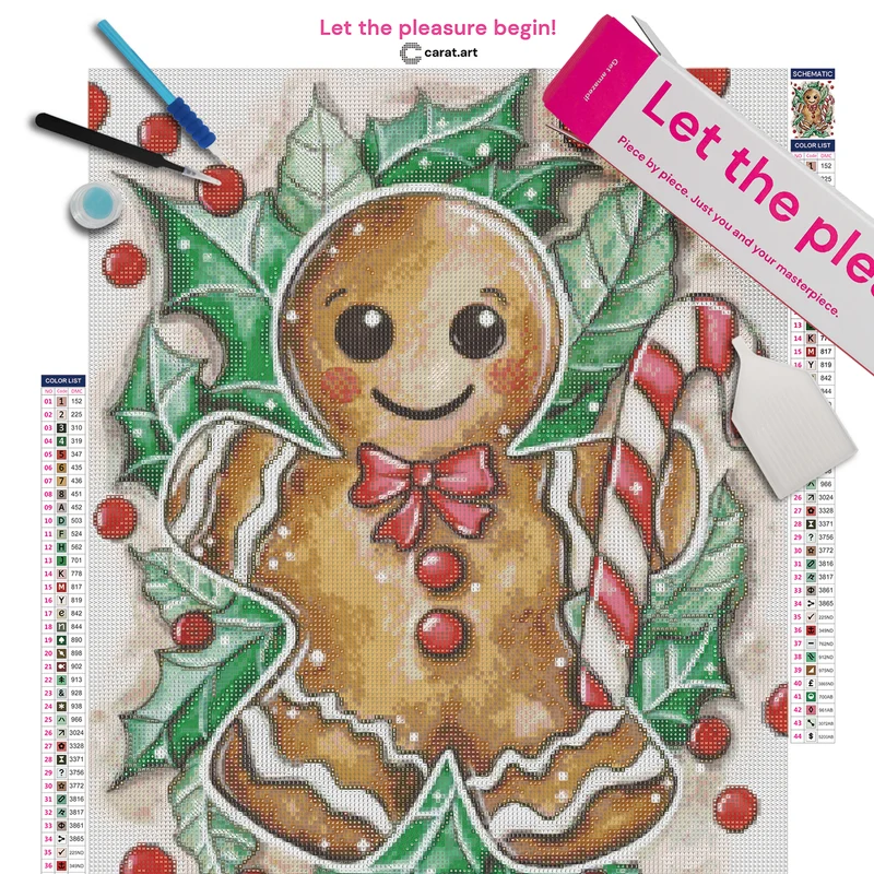 Diamond Painting - PaperboatArts - Gingerbread Man